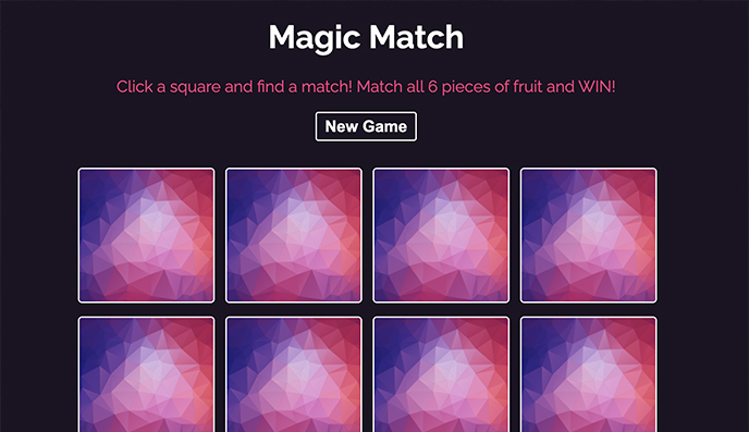 ITWP 1150 Matching Game Final Project